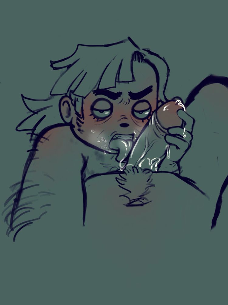 POV shot of capo immediately after sucking dick