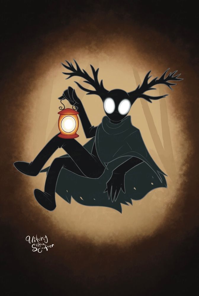 Illustration - Over the Garden wall the Beast character