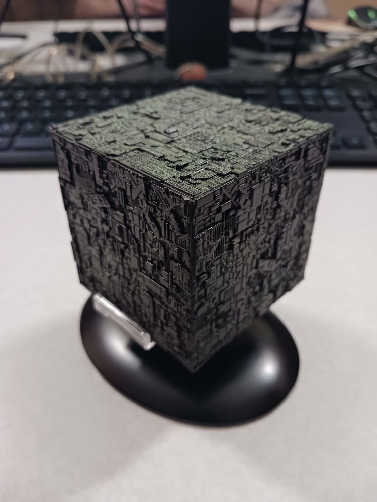 An Eaglemoss Borg cube.