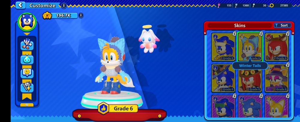 Sonic Rumble Winter Tails alt skin