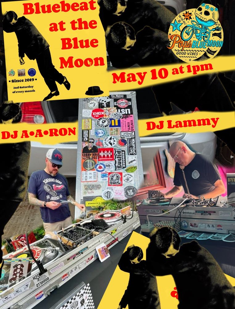 Pick it up and come on down to The Hill neighborhood this fine afternoon for 3-hours of ska, rocksteady, and reggae records, and good company! Today’s Bluebeat feature selectors DJ Lammy + DJ A-A-RON! 1pm at Pop's Blue Moon. Free, family-friendly, BYO food, $3 Red Stripe specials! 

Details: Bluebeat at the Blue Moon (May 2025)

#bluebeatatthebluemoon #skarocksteadyreggae #recordspin