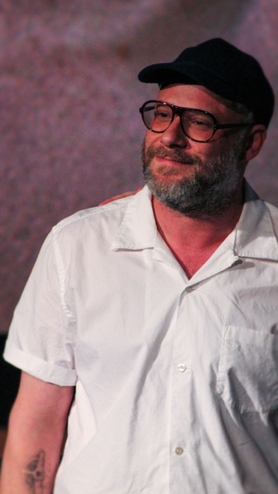 Seth Rogen smiling