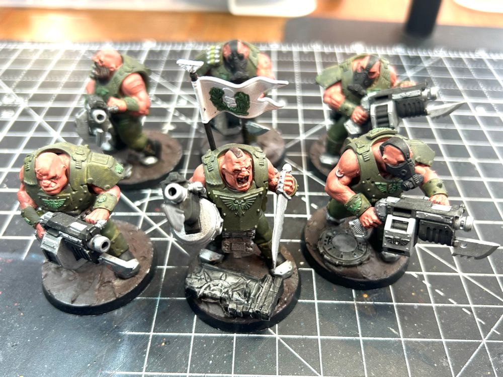 Some very work in progress ogryns.
