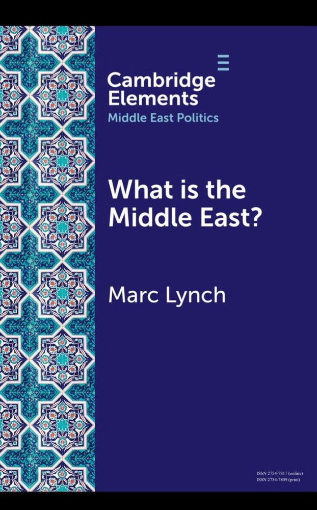Front cover of the book: What is the Middle East by Marc Lynch