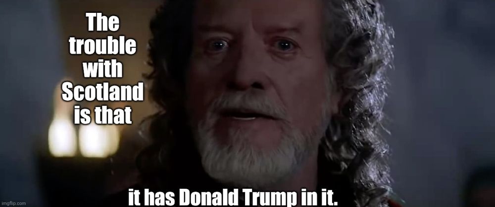An actor playing King Edward, the Long Shanks in Braveheart, abruptly acknowledges that, 