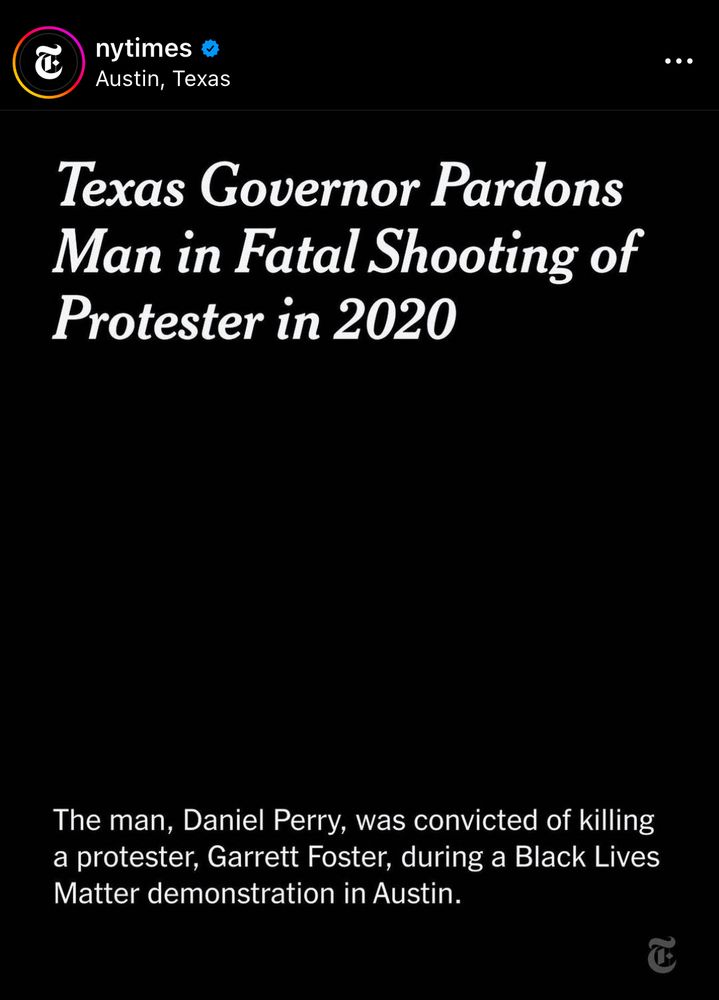 Greg Abbott pardons man who shot protestor during BLM