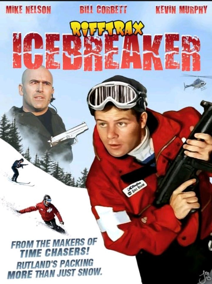 Poster for the Rifftrax version of Icebreaker