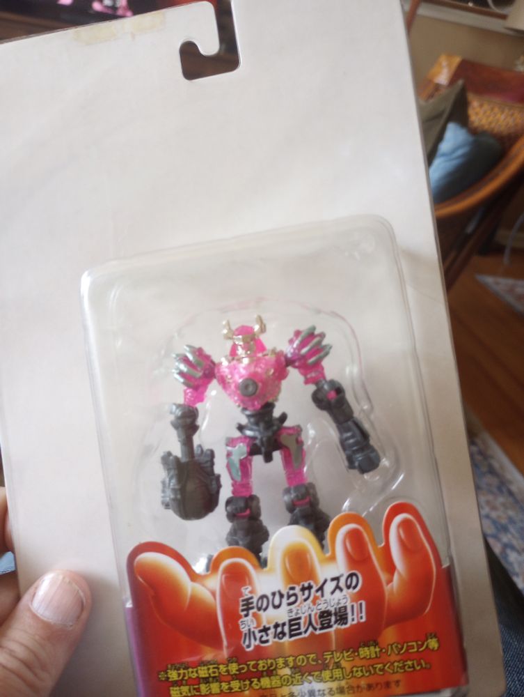 Microman Demon Pink, an unreal tough to get limited to 200 pieces from damn year 30 years ago now - finally reacquired after a sale back in 2001