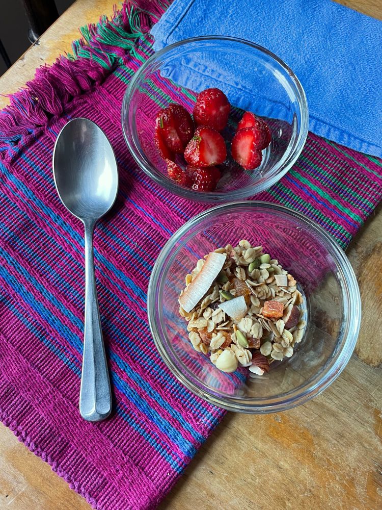 Special spoon and porridge add-ins 