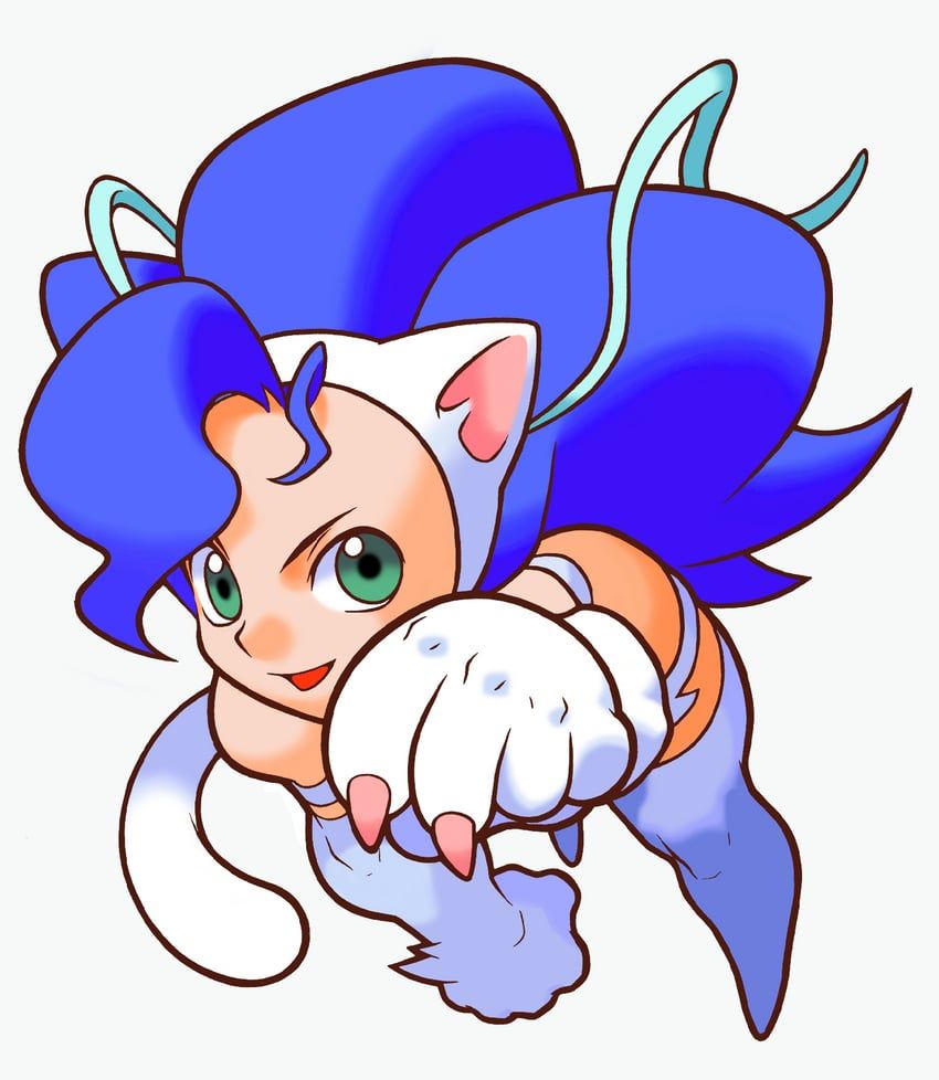 chibi Felicia from darkstalkers by maeda shima 