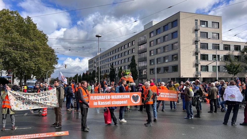 Protest von Klimaschützern: 82 Festnahmen nach Blockaden in Kasseler Innenstadt