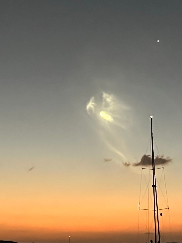 Falcon 9 launch explosion.