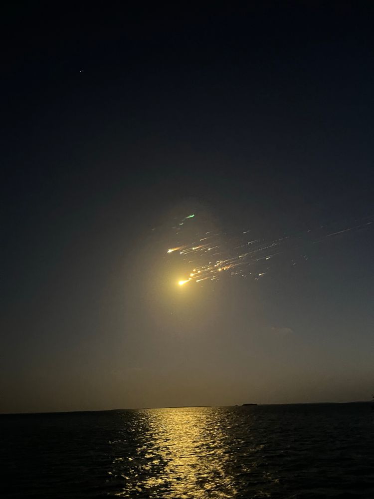 Falcon 9 launch explosion.