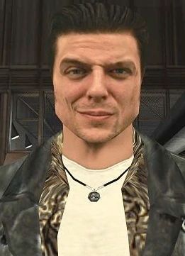 Max Payne with his low-quality textured grin.