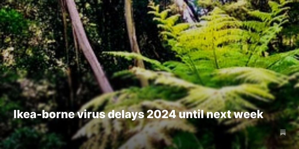 Ikea-borne virus delays 2024 until next week