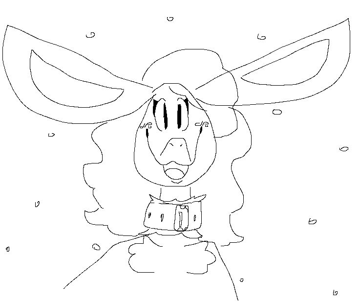 fluffy kobold wearing collar