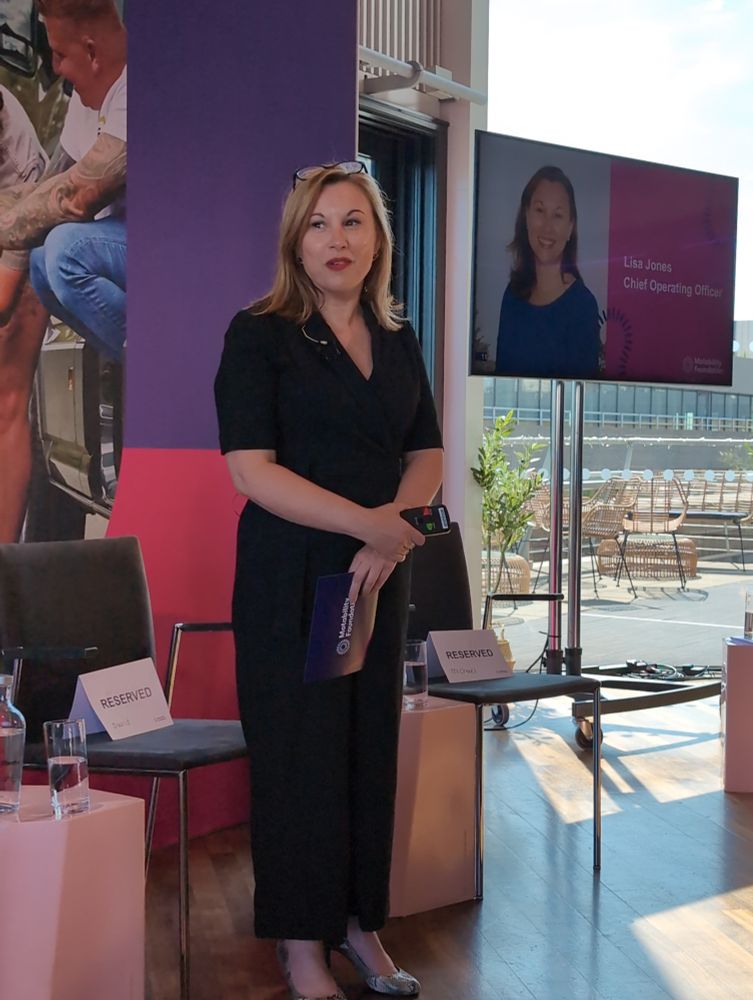 Lisa Jones, Chief Operating Officer presenting the new strategy 