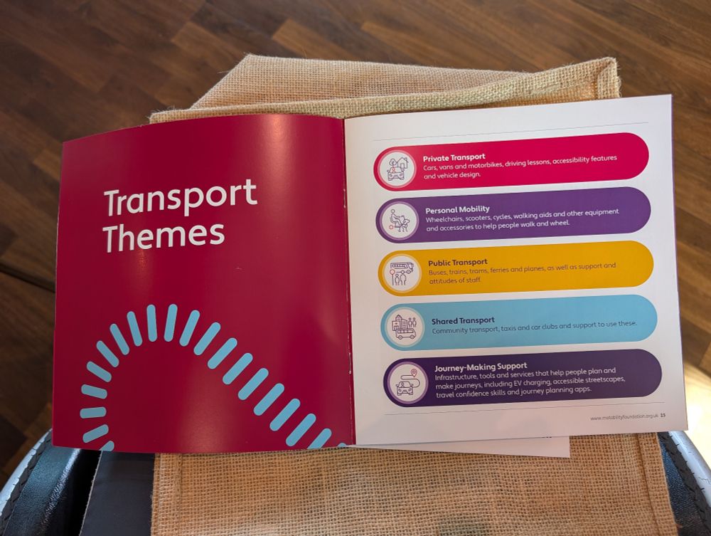 A picture of the strategy document listing the 5 themes