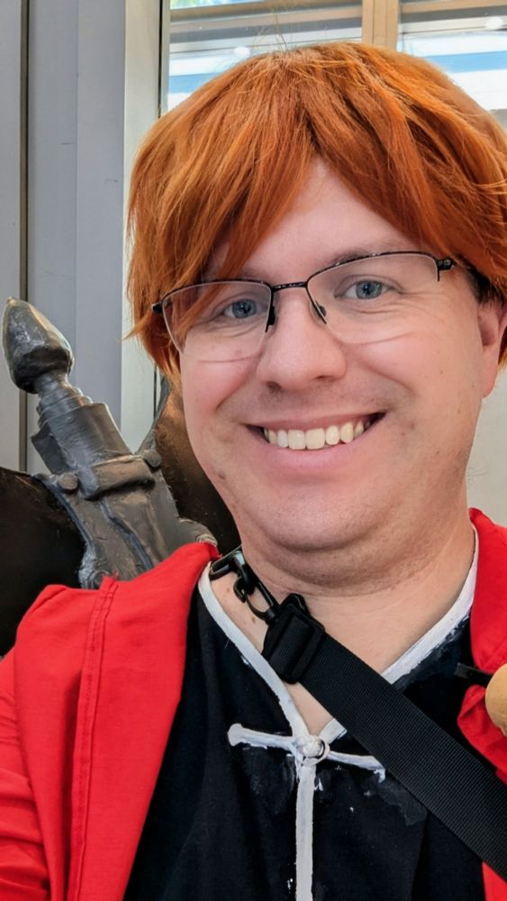 Selfie of Stark cosplayer from Friren