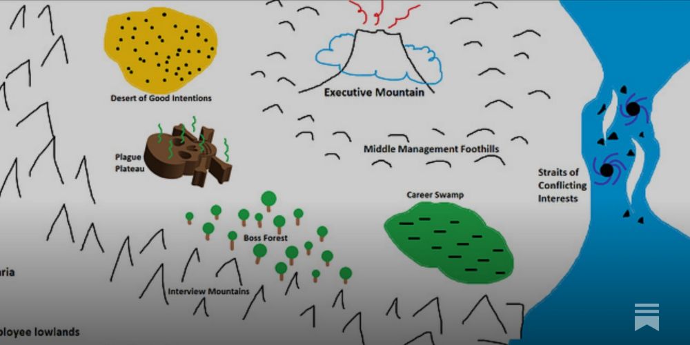 Surface Geography and Underground Geology of Leadership Land