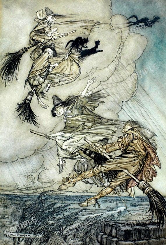 The Witches Sabbath
Art by Arthur Rackham