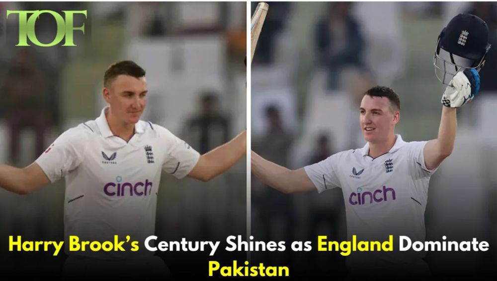 Harry Brook’s Century Shines As England Dominate Pakistan