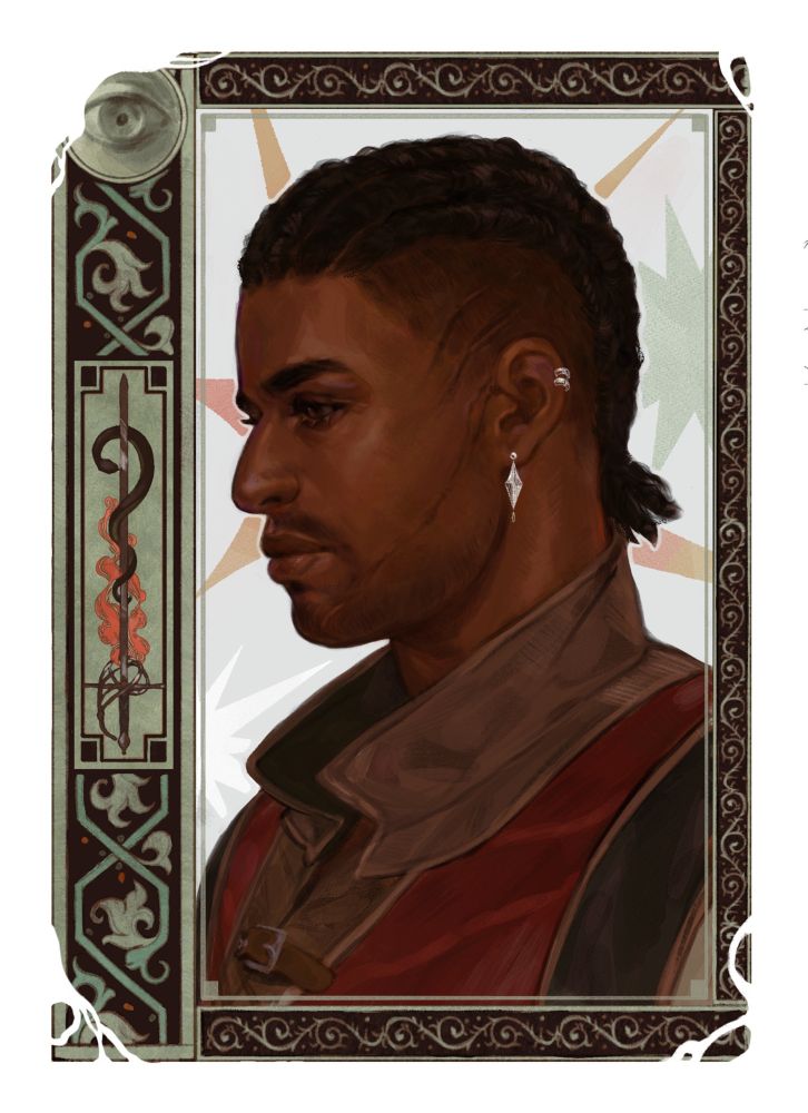 Illustration of Wyll Ravengard from Baldur’s gate 3 