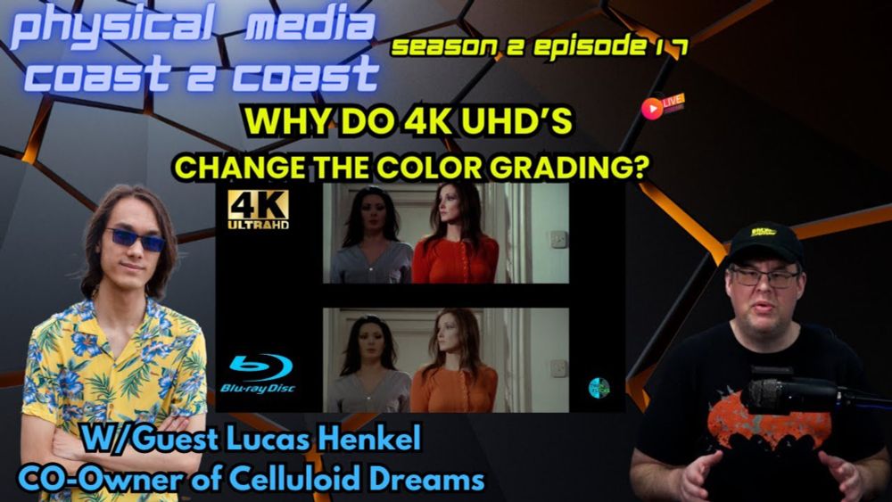 Why Do They Change The Color Grading on 4K UHD's? W/Lucas Henkel  Celluloid Dreams (S2E17)