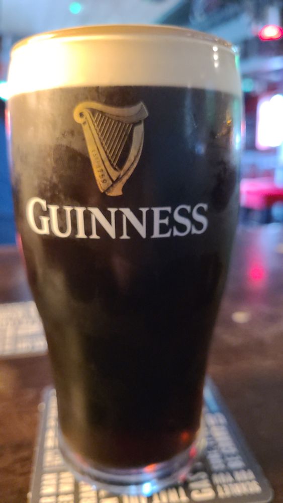 A lovely pint of Guinness