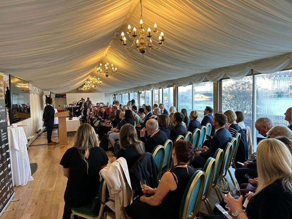A full audience at the AI impact on wellbeing event at the house of commons.