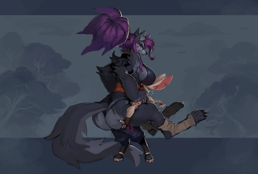 Ken'ichi lifting Rinka up with all his might, struggling greatly (in the pose of that one ship dynamic meme that I can't be bothered to find)