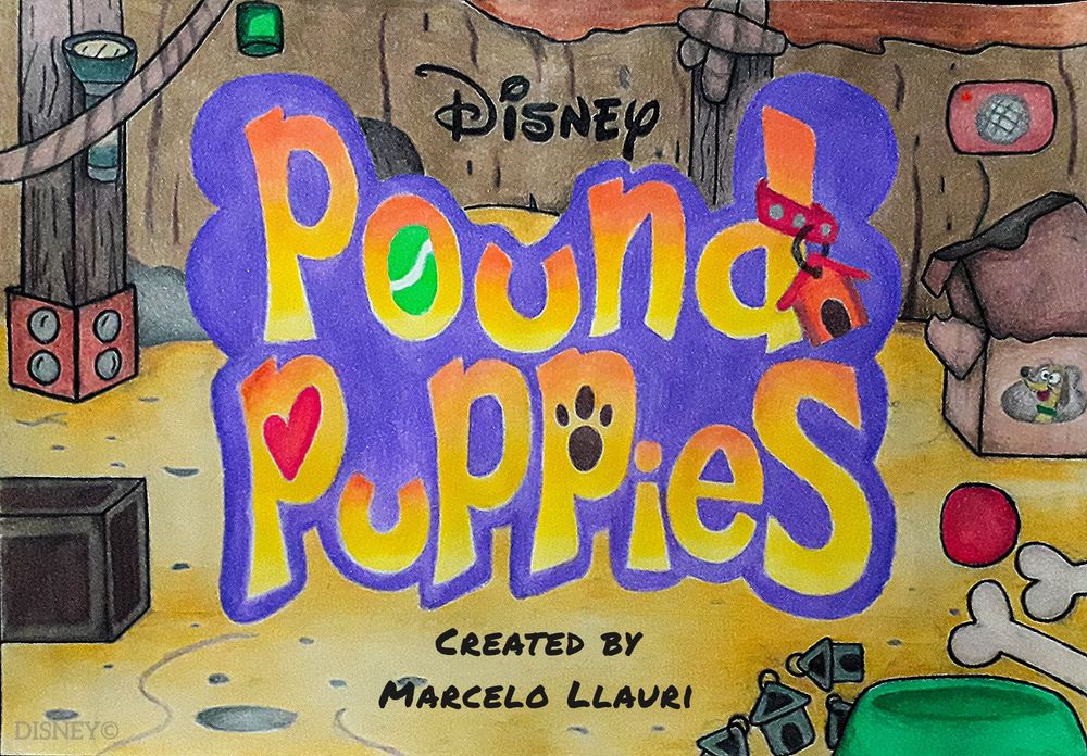 Here is the first official logo for the Pound Puppies Reboot for DisneyTVA and ComicsPlus. 