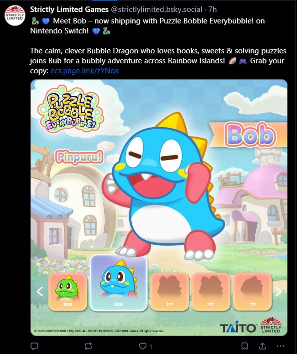 Strictly Limited Games talking about Puzzle Bobble Everybubble! shipping now on Nintendo Switch

I'm a customer, I have an order I've been waiting over 3 years for, they are NOT shipping. They are lying.