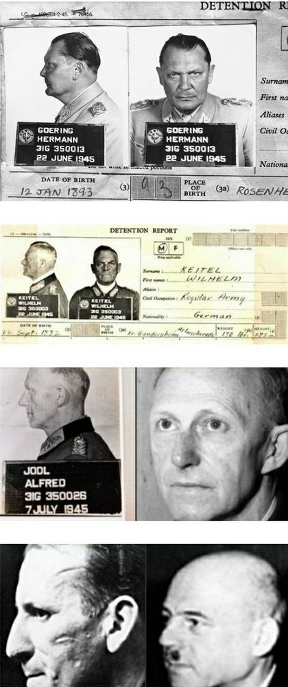 Now, while Nazi Germany's supreme  [ racist-nationalist ]  criminal leader---the Nazi cult god---Adolf Hitler, was reported to have committed suicide on April 30, 1945, though unconfirmed [ with other rumors that he had escaped to the Nazi safe haven of Argentina ], his vitriolic genocidal propaganda chief, however, was confirmed to have suicided, taking his entire family with him in the act on May 1, 1945. Out of the 12 Nazi convicts sentenced by the International Military Tribunal (IMT), Nuremberg, to death by hanging, one of them, who was tried & sentenced in absentia, had fallen to enemy fire while attempting to flee Berlin in May 1945---unknown to the Tribunal---while another of the 12 committed suicide after the Trial in his Nuremberg prison cell on October 15, 1946, with the remaining 10 greatest criminals hanged on October 16, 1946.