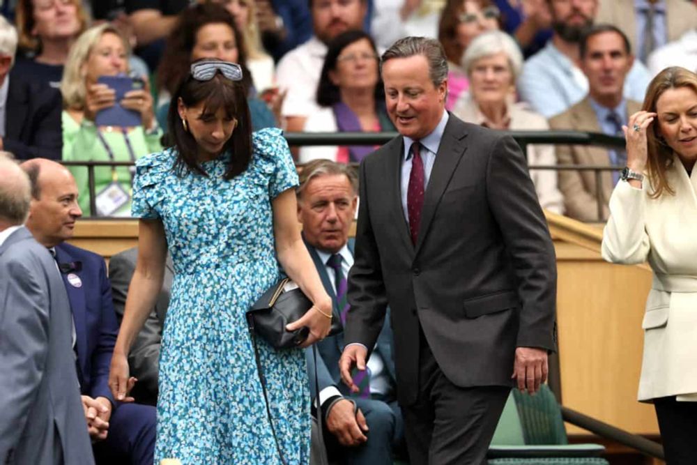 The Cameron's wore clothes paid for with Tory donor cash - and did not declare them