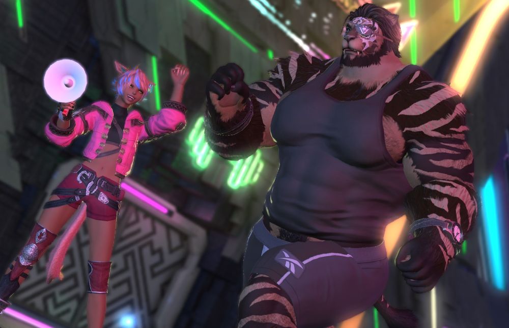 Yaana cheering Orias on as he jogs