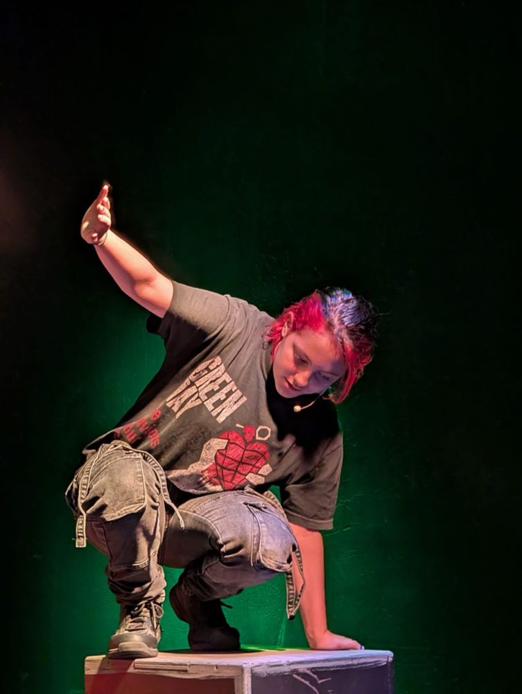 My theater kid on a box 