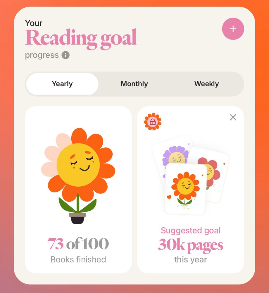 73 of 100 books finished