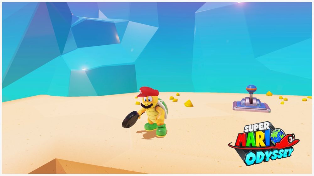 Mario possesses a Chef Bro at Mount Volbano