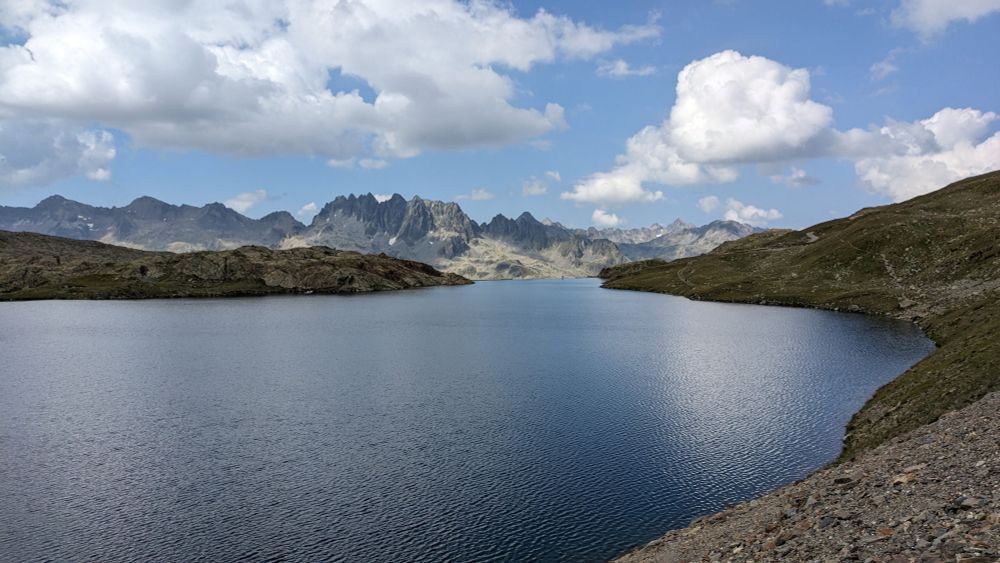 Vue surblblac barmans et les ptites aiguilles d'argentiere