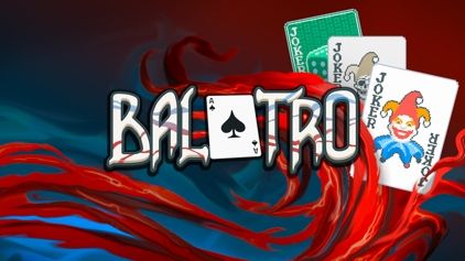 The game banner for the indie game, Balatro.