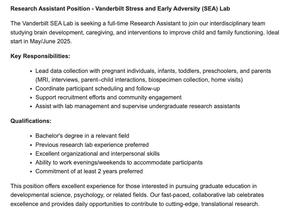 Photo of the job description, also found in the link in the post