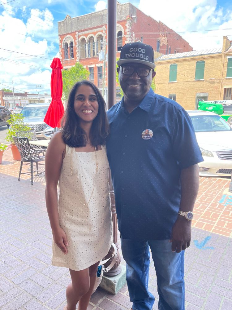 With Mr. Henry Lewis, Rep. John Lewis’s younger brother