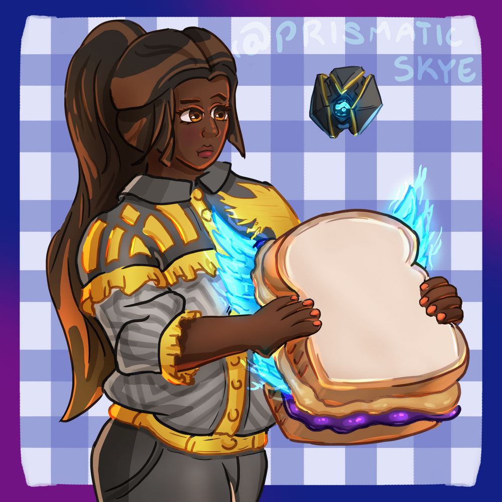 Aisha and stardust with a lucent moth sandwich