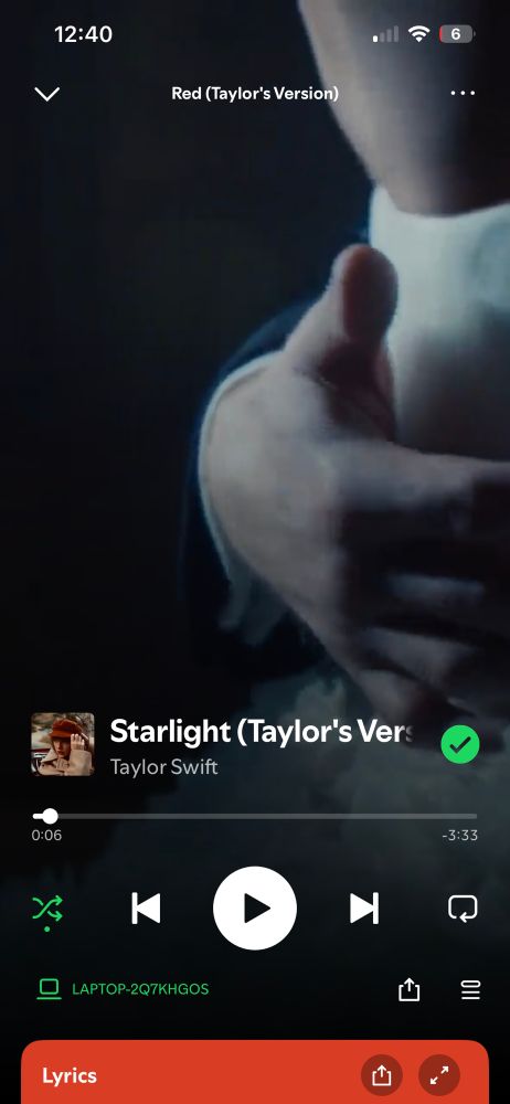 Screenshot of Starlight Taylor’s Version