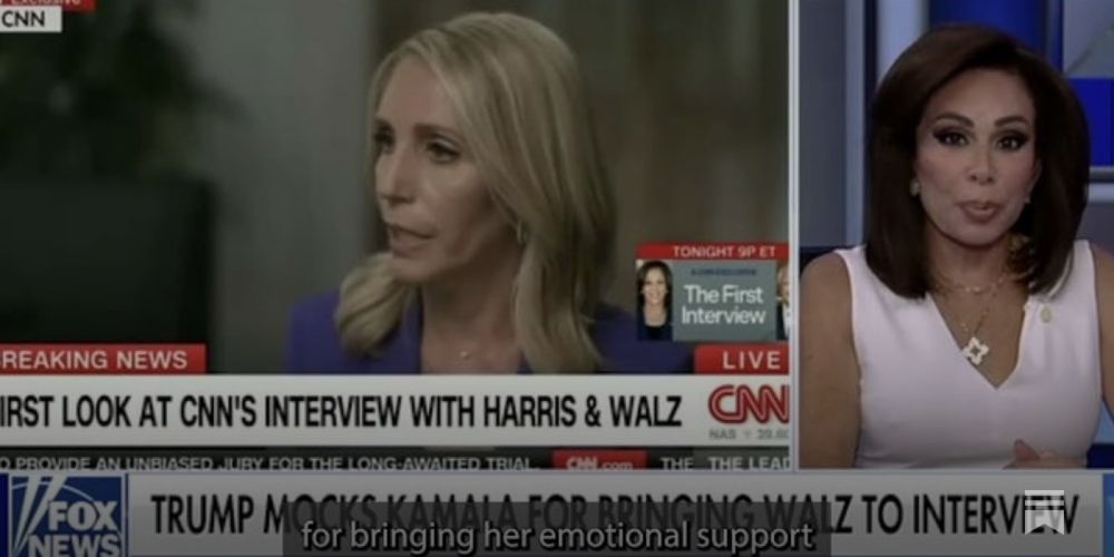 Fox News Desperately Searches for a 'Tan Suit' for Harris/Walz But Comes up Empty