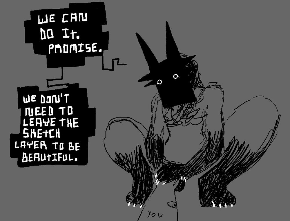 We can do it. Promise.

We don't need to leave the sketch layer to be beautiful.
