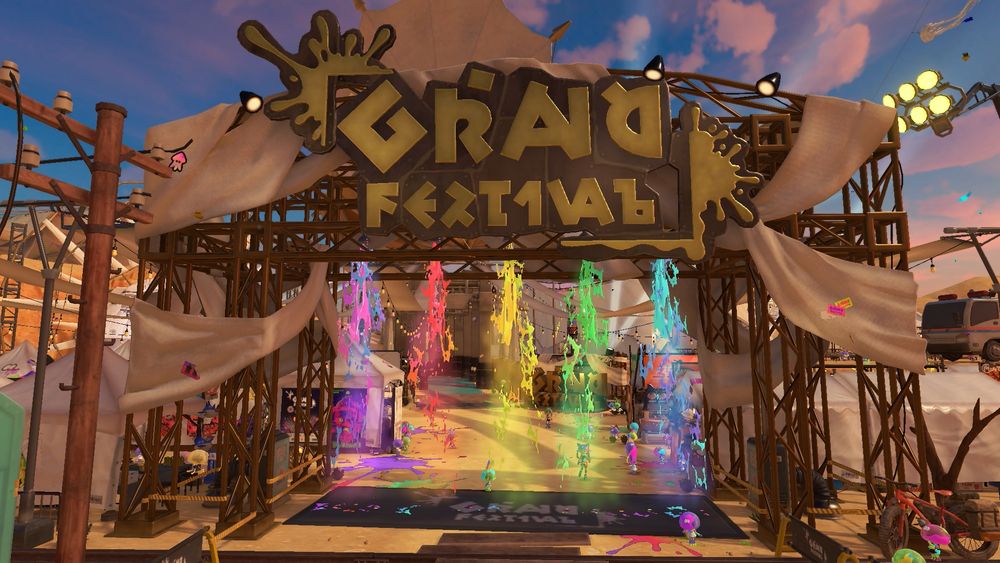 Splatoon Grand Festival stage