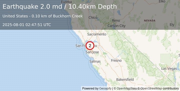 Earthquake Alert: SAN FRANCISCO BAY AREA, CALIF.