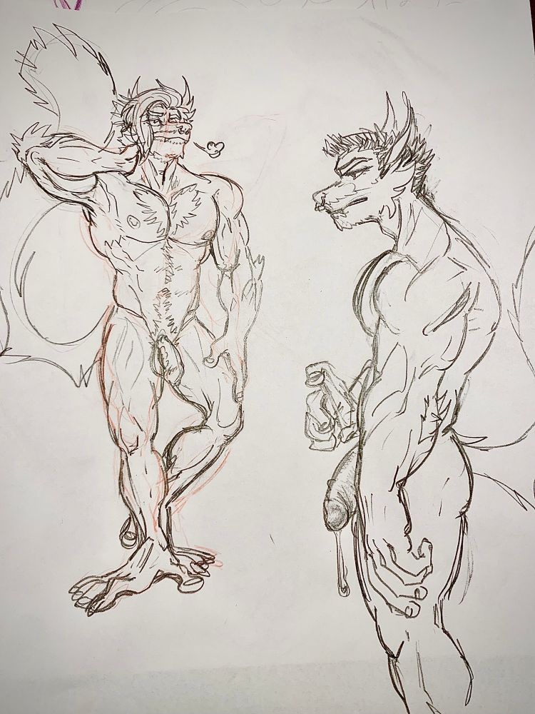 Traditional drawings of my lemur sona feeling big and pent up.... whats a lemur to do.....
--
#artofwerelemurs #furryart #furrynsfw #fursona